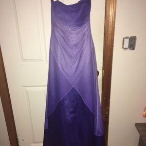 Purple prom dress